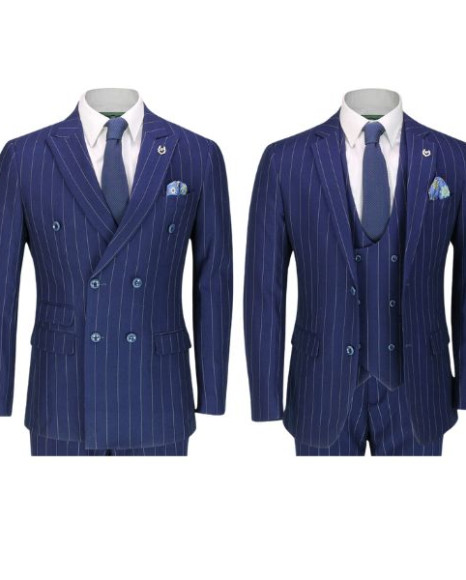 3 Piece Double Breasted Suit