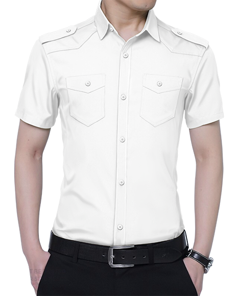 Pilot Dress Shirt PSD Mockup