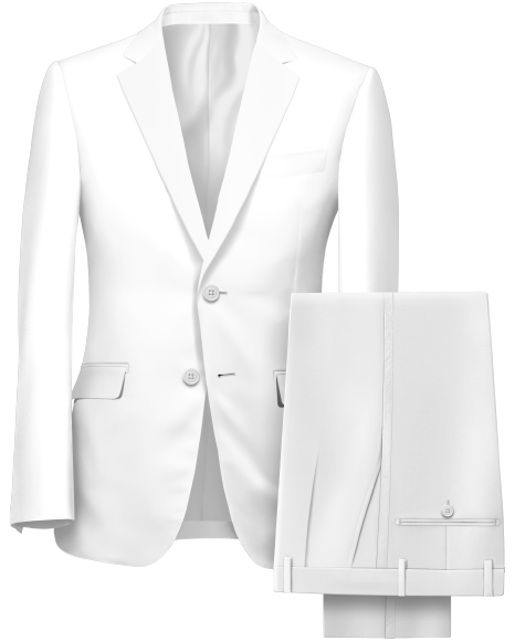 High-Resolution Tuxedo Mockup with Notch Lapel