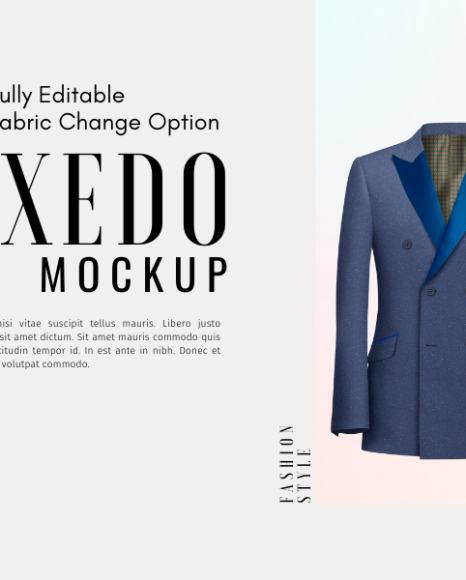 Elevate Your Apparel Business with Suit Mockup