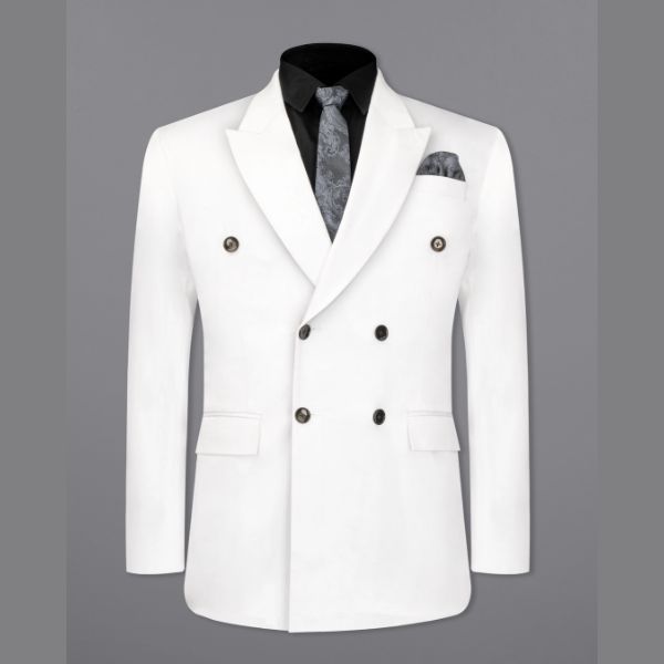 How to Style A White Double Breasted Suit For Men