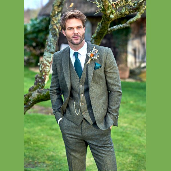 Green Tweed Suits