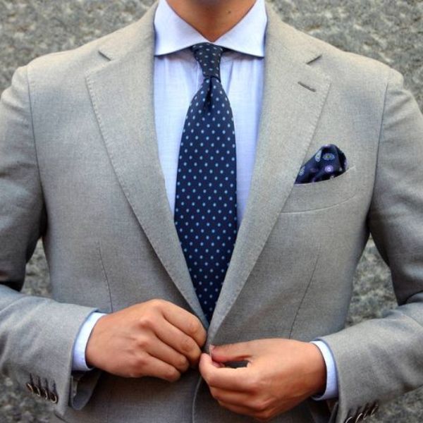 How to Style Your Grey Suit With Light Blue Shirt