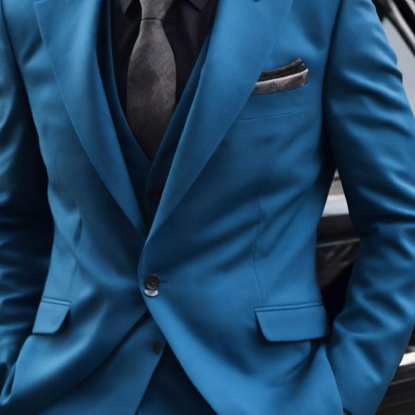 Heathered Blue Suit