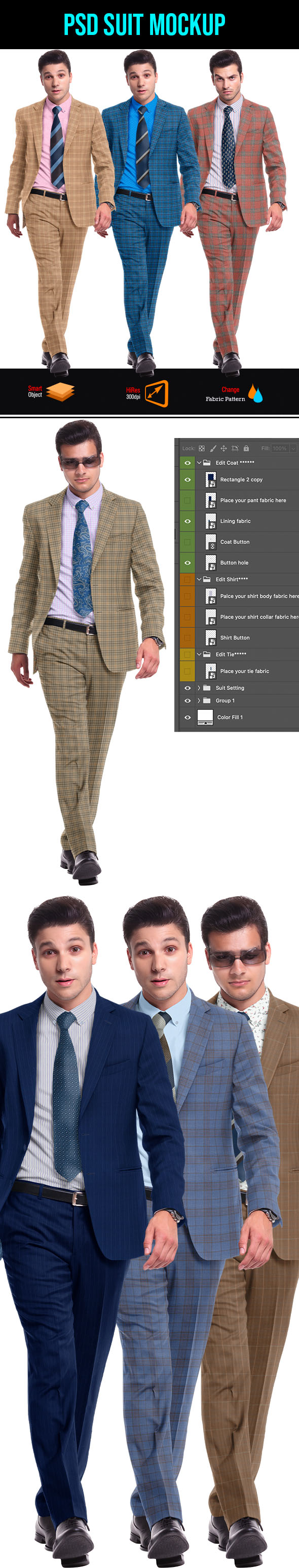 Bespoke Suit Mockup