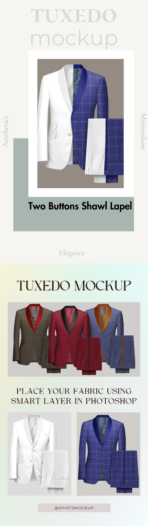 Tailored Tuxedo Mockup for Men