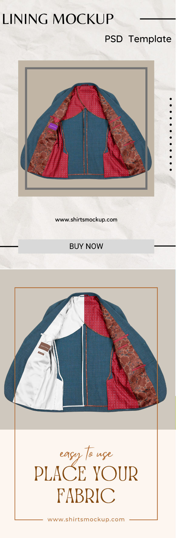 Jacket Lining Mockup